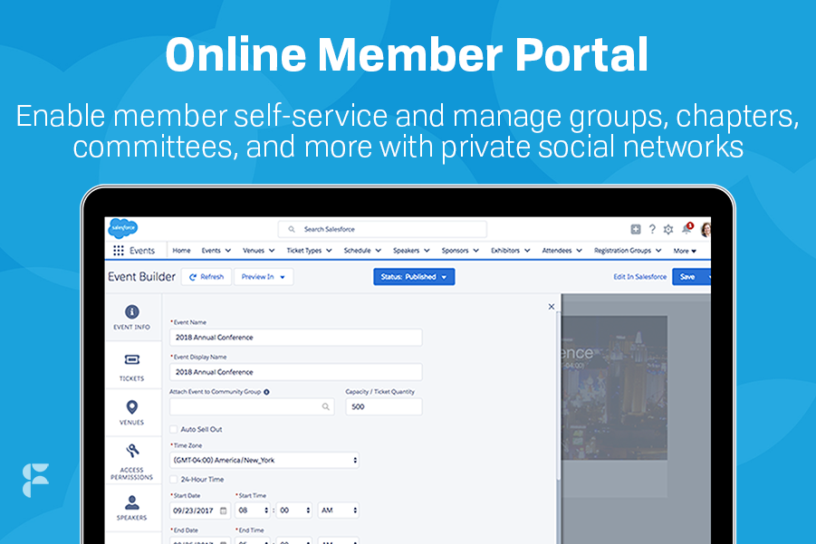 screenshot of Fonteva for Associations
